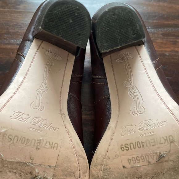 Ted Baker London Embroidered Leather Pumps - Picture 6 of 6